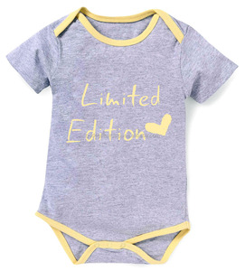 OEM bébé garçon barboteuse Usine Pas Cher De Haute Qualité Bébé Vêtements D'été 100% Coton Manches Courtes Nouveau-Né barboteuse - Product Image 1