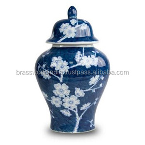 Ceramic White Cremation Urns/<b>Funeral</b> Cremation by Brassworld India <b>Funeral</b> <b>Supplies</b> - Product Image 5