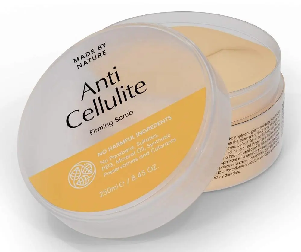 Hergestellt von Nature Anti Cellulite Firming Scrub Naturprodukt | Großhandel | Bulk | In Europa hergestellt