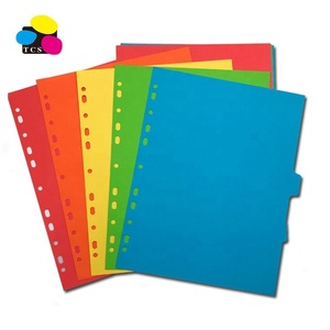 High Quality School Office Stationery Extra Wide A4+ 10 Tab Manila Assorted 5 Color Index Tab <strong>Paper</strong> Divider <strong>File</strong> <strong>Folder</strong> - Product Image 6