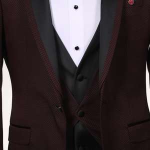 Costumes de mariage personnalisés en polyester et viscose de haute qualité à l'italienne pour hommes best-seller meilleur prix vente en gros pas cher - Product Image 4