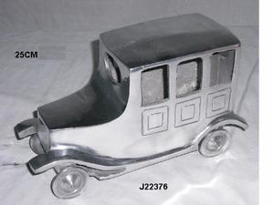 Réplica de Coche Antiguo de Metal Fundido en Aluminio con Pulido Espejo, Decoración Náutica para el Hogar, Esculturas - Product Image 5