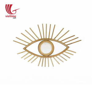 Marco de espejo decorativo de madera en forma de ojo, marco de espejo para decoración de pared - Product Image 6