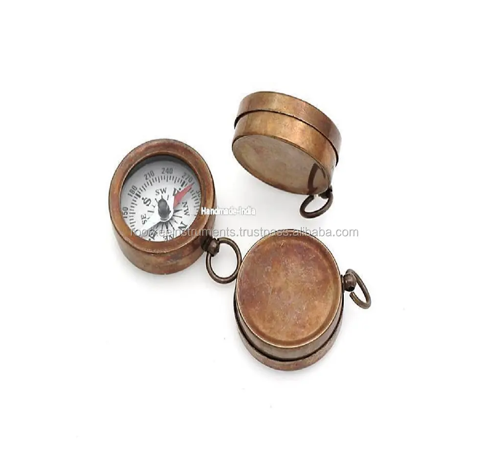 Banyak baru 100 kalung kompas membuat perhiasan kompas hadiah pribadi untuk wanita istri pacar perempuan petualang