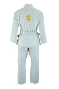 Kimono de compétition BJJ Gi en tissu de coton haute GSM personnalisable pour adultes Jiu Jitsu brésilien MMA Grappling uniforme extensible - Product Image 3