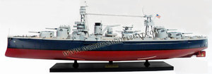 USS TEXASS (BB-35) EN BOIS MODÈLE BATEAU-EN BOIS ARTISANAT MODÈLE - Product Image 3