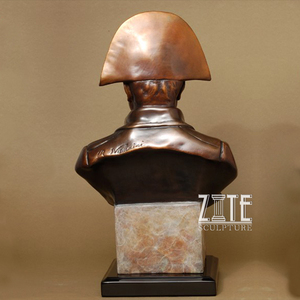 <span class=keywords><strong>Buste</strong></span> en bronze classique de <span class=keywords><strong>Napoléon</strong></span> Bonaparte avec sculpture d'aigle - Product Image 2
