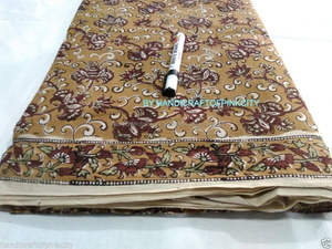 ชุดเดรสพิมพ์ลายสำหรับเด็กชายหญิงผ้าบาติกทำจากผ้าฝ้ายเนื้อเบา5หลาชุดเดรส FC30ธรรมชาติพิมพ์ลายมือ5หลา - Product Image 3