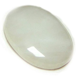 Colgante de joyería ovalada de jade blanco de alta calidad, joyería de cabujón ovalado de piedra Natural, mayorista de piedras preciosas de cristal curativo - Product Image 1
