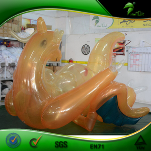 Nuevo Diseño, Dragón Inflable Transparente Naranja, Imagen Sexy <span class=keywords><strong>de</strong></span> Dragón Inflable Acostado - Product Image 3