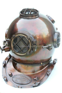Casque de plongée maritime nautique ornement de plongée décor à la maison fer Antique décor à la maison - Product Image 3
