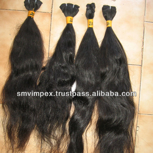 Extensión de pelo crudo Temple superventas, cabello humano ondulado Natural de alta retroalimentación, tejido de buena calidad de India - Product Image 3