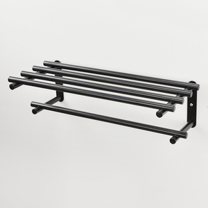 Wall Leaning 5 <b>Rail</b> <b>Towel</b> <b>Holder</b> With 3 S Shape Hooks - Product Image 4