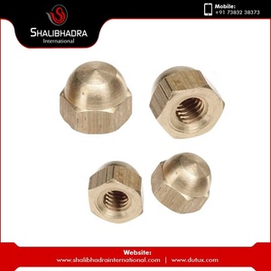 Tuerca de cabeza de cúpula de latón de alta calidad PN 82181 Tuercas Premium del fabricante de la India - Product Image 5