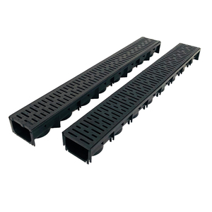 Cheap plastic building material drain channel with cover