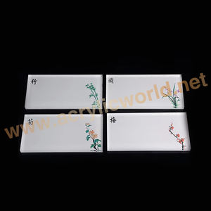 Bloque de exhibición de joyería de cubo de acrílico transparente sólido personalizado, collar de joyería de acrílico, bloque de exhibición de joyería/anillo/Exhibición de collar - Product Image 1