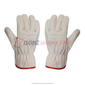 Isonz-guantes de seguridad para conductores, de cuero, zona - Product Image 2