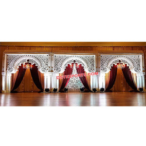 Impresionante occidental decoración de escena de boda mejor boda escenario para venta boda montaje fabricante - Product Image 1