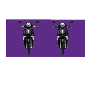 Top quality scooter motorcycle 125cc with good price for sale ( Janusv Standard ) Black/ Blue - Product Image 1