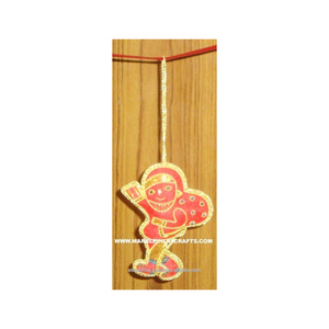 Indian Zari Embroidery X-Mas Hanging, Christmas Ornaments - Product Image 1