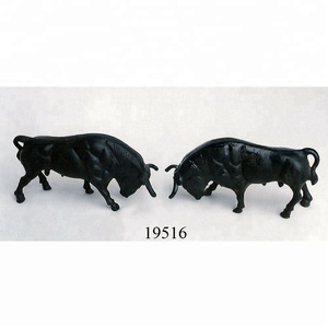 Decorative Cast Iron Bulls Statue