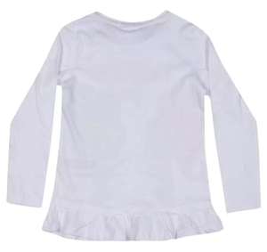 Camisetas informales de manga larga para niñas pequeñas, camisetas de algodón con logotipo personalizado, servicio OEM, color sólido BD, otoño e invierno, 500 - Product Image 6