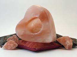 Sian Enterprises Lampe à sel en cristal de l'Himalaya Bougeoir en métal massif Décoration de la maison Impression 4 couleurs en boîte - Product Image 6