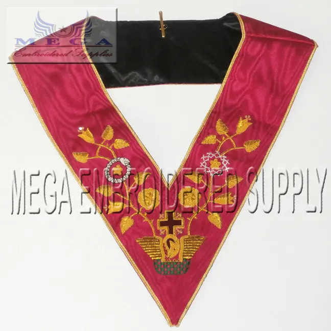Masonic Regalia Rose Croix คอ18องศา-เครื่องราชกกุธภัณฑ์อิฐ