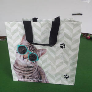 Bolsa de Compras Tejida de PP 35x35x21 cm Asa de Cinta de PP Construcción Tubular Color Personalizado Hecho en Vietnam Alta Calidad - Product Image 1