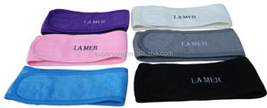 SuperSeed AB-10817 Customizable Logo Embroidery Hair Band Made of Soft Cotton SPA Hair Band - Product Image 6