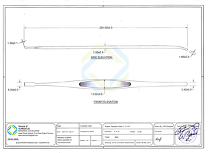 Howarth Elevator Periosteal Dental <b>Surgical</b> Implant Periosteal Howarths - Product Image 5