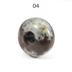 Cuentas de piedras preciosas sueltas de jaspe Outback Natural hechas a mano 14x8x4,5mm Roundel en marrón para el Jewelry-IG5618 - Product Image 4