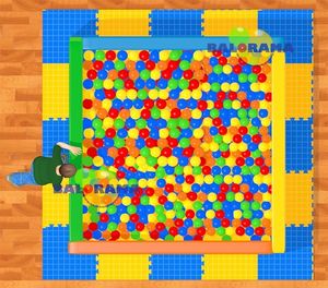 Piscina de bolas de esponja de 2 Mt para niños - Product Image 4