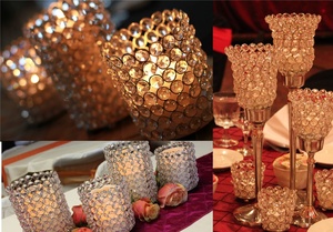 Porte-bougie en cristal ensemble - Product Image 6