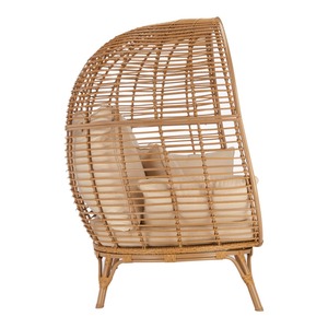 Canapé en rotin tressé traditionnel de Makassar, mobilier de luxe pour la maison, le jardin, les hôtels 5 étoiles, extérieur traditionnel - Product Image 3