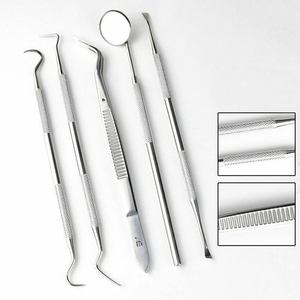 Juego de 5 Herramientas Dentales para Remover Sarro y Placa, con Espejo, para Adultos - Product Image 5