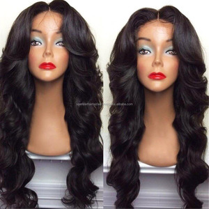 Pelucas de encaje NATURAL, cabello humano sin procesar, color negro, envío gratis por FEDEX - Product Image 4