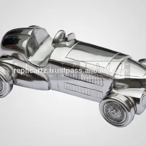 جودة عالية تصميم تراثي ديكور الطاولة علوي نموذج سيارة من الألومنيوم نموذج سيارة لعبة نموذج ديكور سيارة