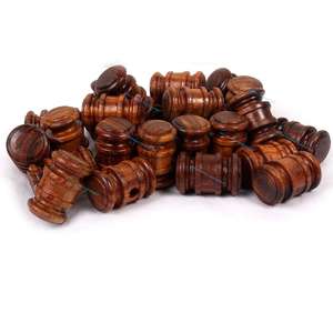 Tête de marteau en bois de rose faite à la main pour cadeau de crayons - Product Image 1