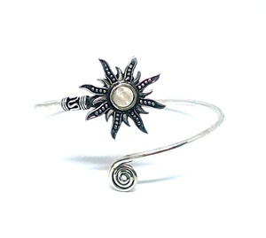 Oxidize <b>Silver</b> Moonstone <b>Cuff</b> <b>Bracelet</b> Brass <b>Women</b> Bangle Indian Moonstone <b>Bracelet</b> - Product Image 1