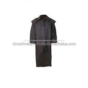 Manteau long d'équitation peau d'huile/manteau ciré. - Product Image 2