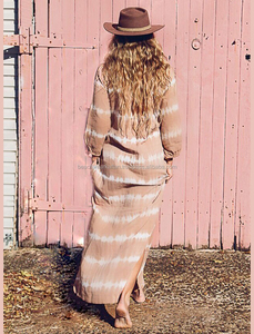 Caftán Bohemio de Verano Australiano 2024 para Mujer, Teñido Anudado, de Rayón, para Playa, Poncho - Product Image 2