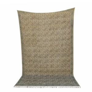 Dhurrie de algodón tejido a mano al por mayor, alfombra Bohemia hecha a mano de 5x8 pies, Alfombra de área de impresión de bloque de mano de estilo vintage de gran tamaño - Product Image 4