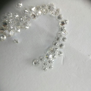 1.25 MM TCW 1.00CT haute qualité couleur D-E-F VVS clarté synthétique CVD HPHT laboratoire cultivé diamants polis en vrac pour gril à dents - Product Image 2