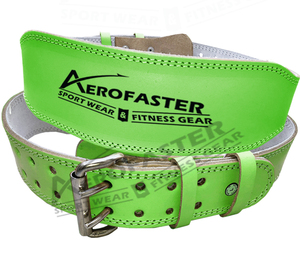 Cinturones de levantamiento de pesas de cuero genuino de vaca de 4 pulgadas con logotipo personalizado para hombres, culturismo, MMA, levantamiento de pesas, fuerza de acero para hebilla - Product Image 2