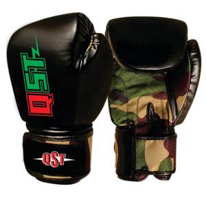 ถุงมือชกมวยแบบมืออาชีพถุงมือฝึกมวยไทยน้ำหนักแบบหนัง PU มีสายรัดขนาด8ออนซ์ - Product Image 2