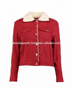 Veste en Denim cintrée pour femme, veste en Denim, rembourré, col 1100, délavée, haute qualité, nouveau Design délavé, vente en gros, 2020 - Product Image 2