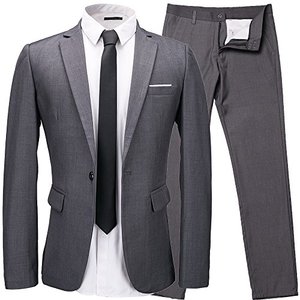 ชุดสูทธุรกิจขนแกะสีดำสำหรับผู้ชายชุดสูทธุรกิจทางการสำหรับงานแต่งงานดีไซน์ล่าสุดงานตามสั่ง - Product Image 1