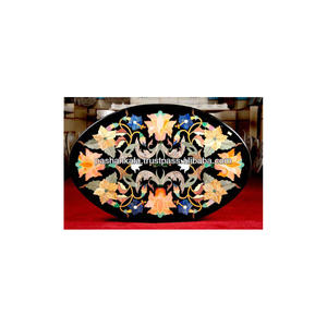 Tableros de Mesa de Centro con Incrustaciones de Piedra de Mármol Pietra Dura - Product Image 1