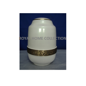 Urna de cremación blanca de diseño moderno, urnas funerarias para interiores, urnas para cenizas humanas superventas de proveedores de Royal Home Collection - Product Image 1